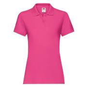 Fruit of the Loom Dames premium effen poloshirt