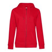 B and C Dames queen hoodie met rits