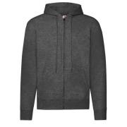 Fruit of the Loom Heren classic heather hooded jacket