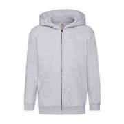 Fruit of the Loom Kinder/kids classic heather full zip hoodie