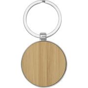 Avenue Nino ronde bamboe sleutelhanger