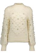 Geisha pullover dot & flower 44556-23 10 off-white/sand