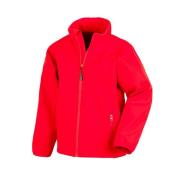 Result Kinder/kids 2-laags bedrukbaar softshell jack