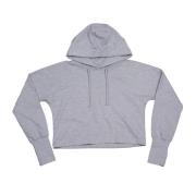 Mantis Dames heather cropped hoodie