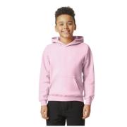 Gildan Kinder/kids softstyle plain fleece midweight hoodie