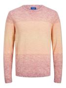 Jack & Jones Jormalibu knit crew neck zalmpeach