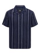 Only & Sons Onstrev life reg ss struc stripe sh dessin