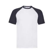 Fruit of the Loom Heren valueweight baseball t-shirt