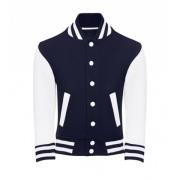 SG Childrens/kids ringspun cotton varsity jacket