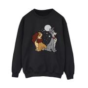 Disney Dames lady and the tramp maan sweatshirt