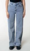 Colourful Rebel Gaias high rise denim light blue