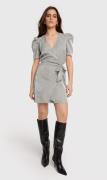 Alix The Label Woven lurex wrap dress