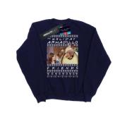 Friends Heren fair isle holiday armadillo sweatshirt