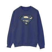 DC Comics Heren superman indigo logo sweatshirt