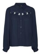 Vero Moda Vmkaren ls shirt wvn ga navy