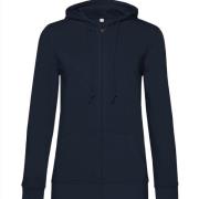 B and C Unisex inspire hoodie met rits voor volwassenen