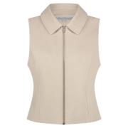 Red Button Waistcoat zipper