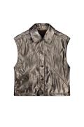 Like Flo Zomer gilet meisjes teens antraciet metallic doris