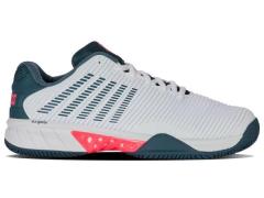 K-Swiss hypercourt express 2 clay tennisschoenen gravel heren wit-blau...