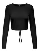 Only Play Homie on ls cropped rib tee 15339356 black