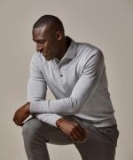 Profuomo Pp2j00009b c1 polo onepiece light grey profu