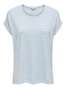 Only Onlmoster stripe s/s o-neck top jrs