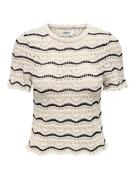 Only onlannasofia life ss stripe o-neck 15318123 black