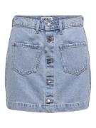 Only onlamazing hw skirt tai dnm noos 15349035 light blue denim