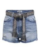 Only Onlrobyn ex hw st vintage dnm short blue denim