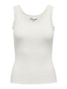 Only onlsara sharai lace tank top jrs no 15345994 cloud dancer