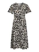 Vila vilovie s/s wrap midi dress noos 14059666 birch
