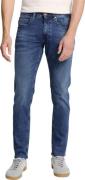 No Excess Denim, tapered 712, stone used, str stone used den