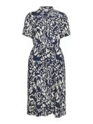Vila Vilullu ss knee shirt dress dessin