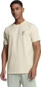 No Excess T-shirt crewneck slub placed prints offwhite