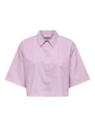 Jacqueline de Yong mio 2/4 cropped shirt wvn dia 15347618 shocking