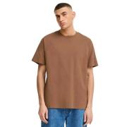 Solid Casual t-shirt heren