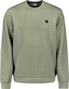 No Excess Sweater crewneck jacquard light army