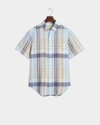 Gant Casual hemd korte mouw reg linen madras ss shirt 3250075/277
