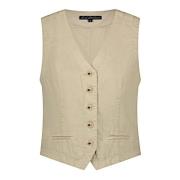 Red Button Gilet srb4506 waistcoat pebble