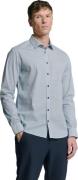 No Excess Shirt stretch allover printed seablue