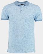 Scotland Blue Polo korte mouw philip polo all over print 25108ph12sb/2...