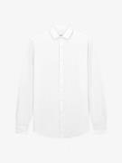 Van Harper Linnen shirt sh105 -  white heren overhemd lange mouw