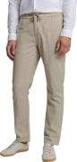 No Excess Pants with linen garment dyed light desert