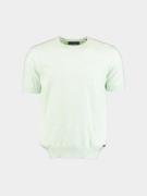 Scotland Blue T-shirt korte mouw yvan knitted t-shirt melange 25108yv5...