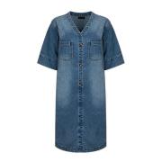 G-Maxx Jurk dario denim mid blue