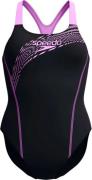 Speedo Eco medley logo medalist 1p bla/pur 13474-15357