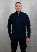 Quotrell D'azur knitted halfzip