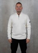 Quotrell D'azur knitted halfzip