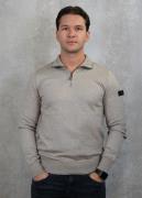 Malelions Knitted quarter zip
