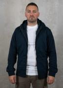 Lyle and Scott Hybrid quilted zip through hoodie